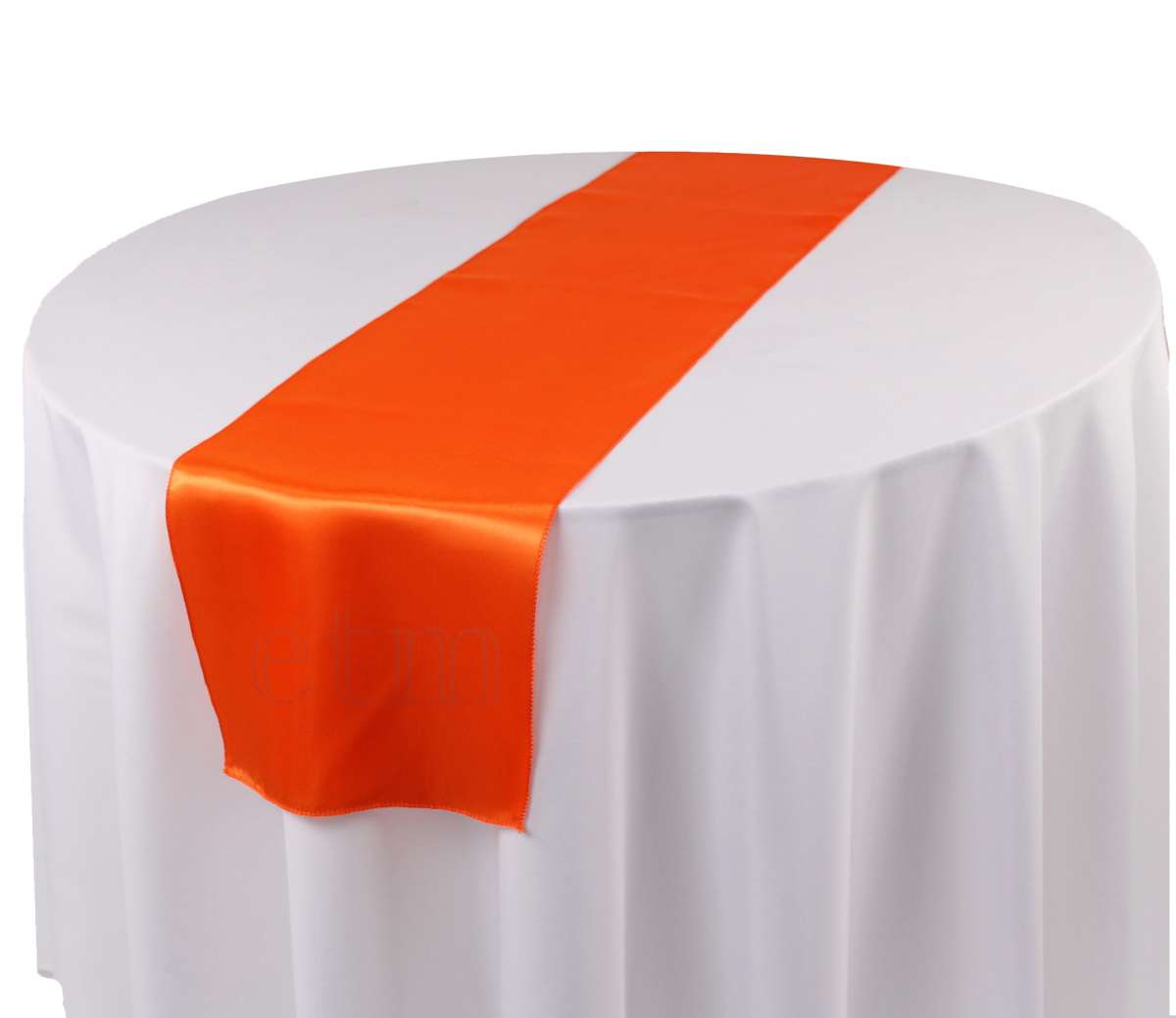 Satin Tischläufer orange