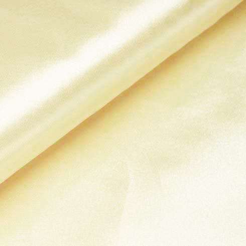 Satin Meterware pastellgelb Event Textil Markt