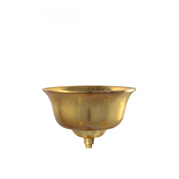 Blumenschale für Kerzenhalter gold
